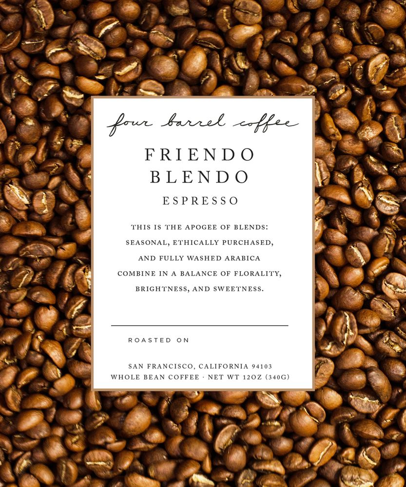 Friendo Blendo Espresso bag