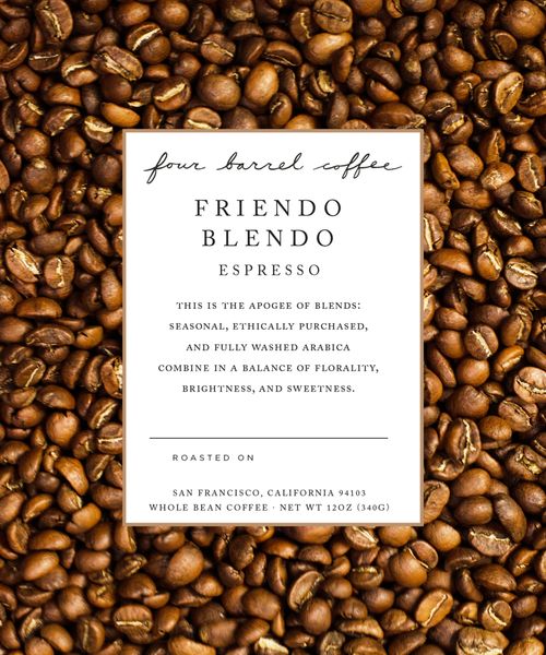 Friendo Blendo Espresso bag