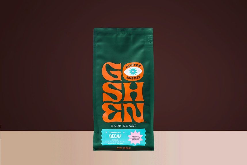 Tired Eye Decaf bag