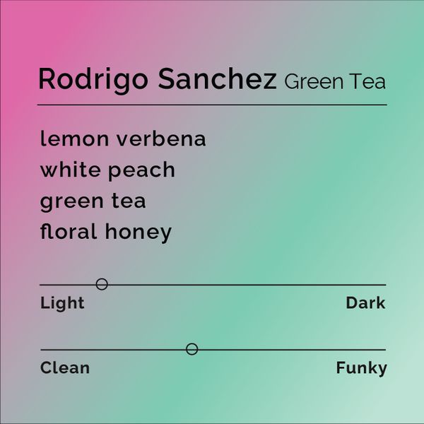 Rodrigo Sanchez Green Tea bag