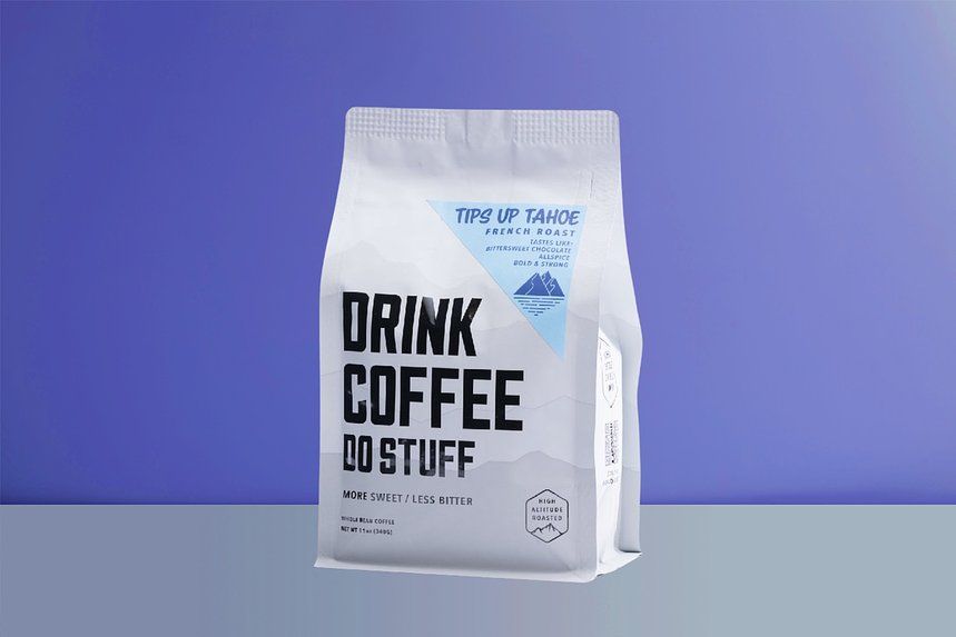 Tips Up Tahoe French Roast bag