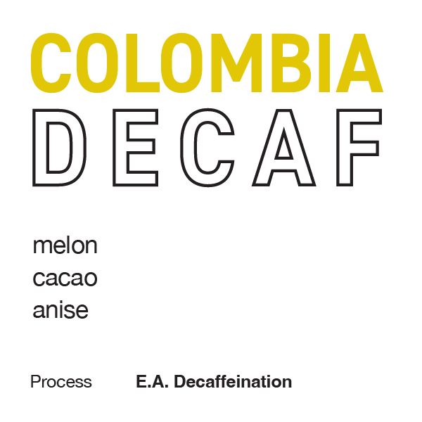 Colombia Decaf bag