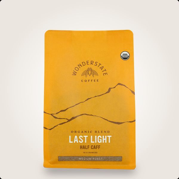 Last Light Half Caff bag