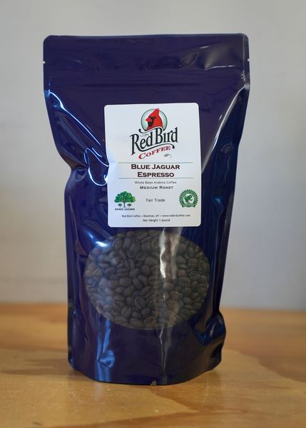 Blue Jaguar Espresso bag