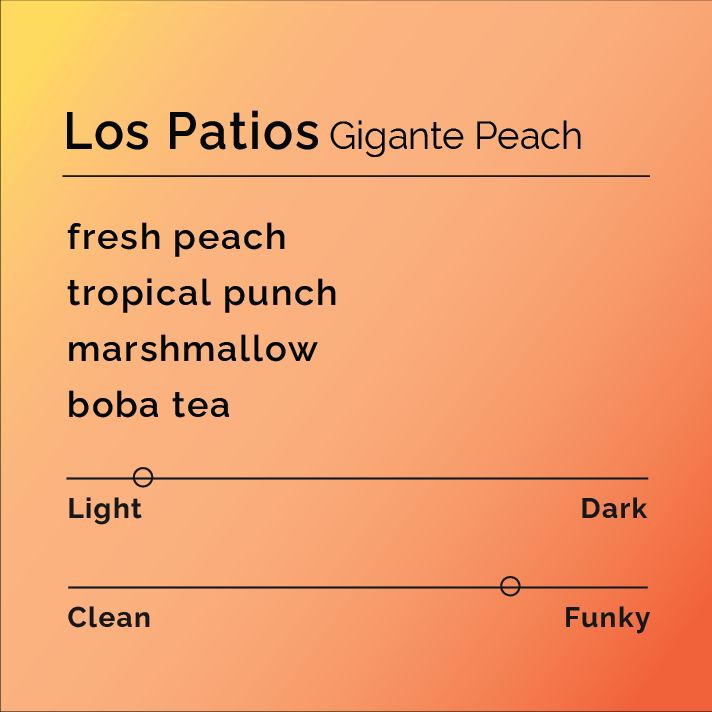 Los Patios Gigante Peach bag