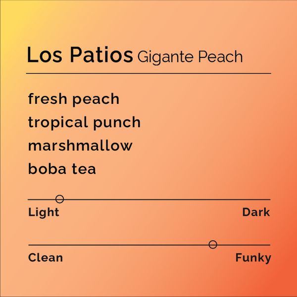 Los Patios Gigante Peach bag