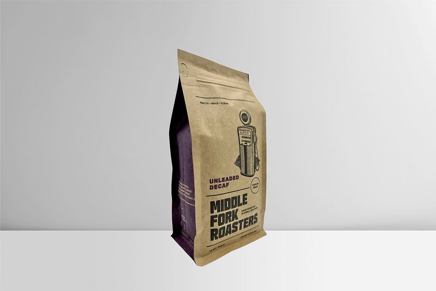 Unleaded Decaf bag