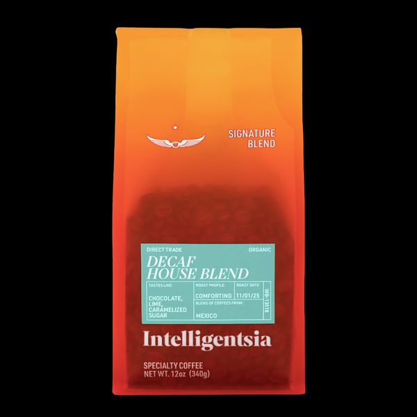Decaf House Blend bag